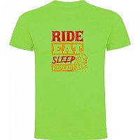 [해외]KRUSKIS Ride Eat Sleep Repeat 반팔 티셔츠 9141155689 Light Green