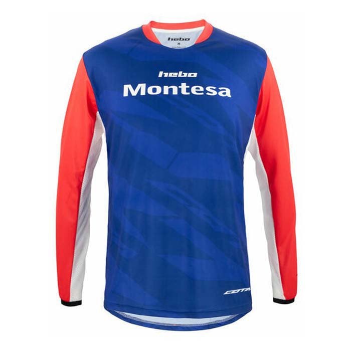 [해외]HEBO Montesa Tech Classic 긴팔 티셔츠 9141236961 Blue