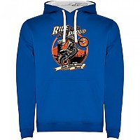 [해외]KRUSKIS Ride Loud Two Colour 후드티 9141155758 Royal Blue / White