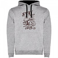 [해외]KRUSKIS Stay Wild Two Colour 후드티 9141155902 Heather Grey / Black