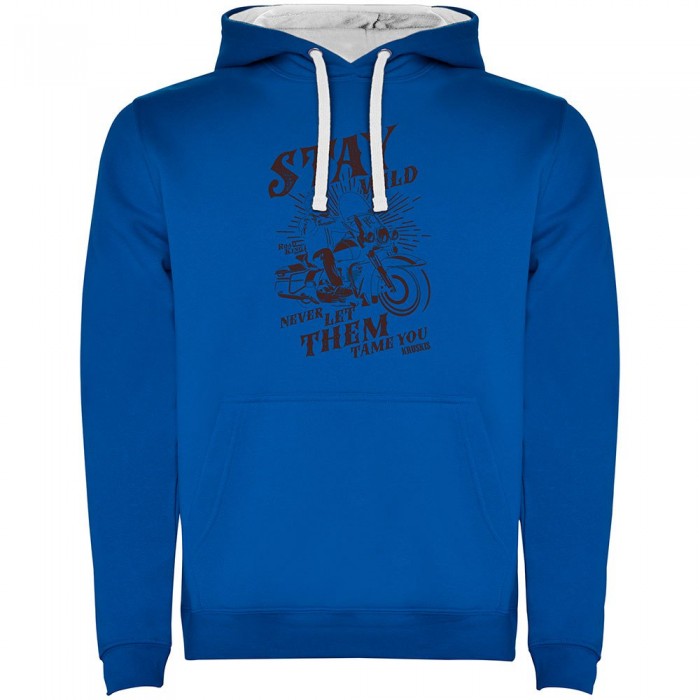 [해외]KRUSKIS Stay Wild Two Colour 후드티 9141155903 Royal Blue / White