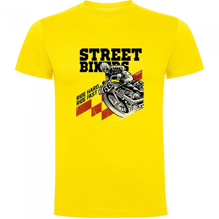 [해외]KRUSKIS Street Bikers 반팔 티셔츠 9141155928 Yellow