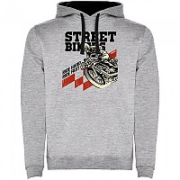 [해외]KRUSKIS Street Bikers Two Colour 후드티 9141155931 Heather Grey / Black