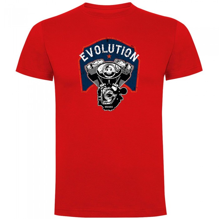 [해외]KRUSKIS Evolution Engine 반팔 티셔츠 9141047956 Red