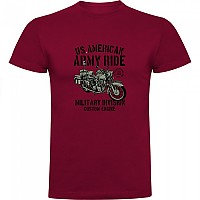 [해외]KRUSKIS Army Ride 반팔 티셔츠 9141215705 Dark Red