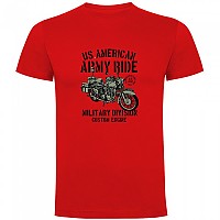 [해외]KRUSKIS Army Ride 반팔 티셔츠 9141215712 Red