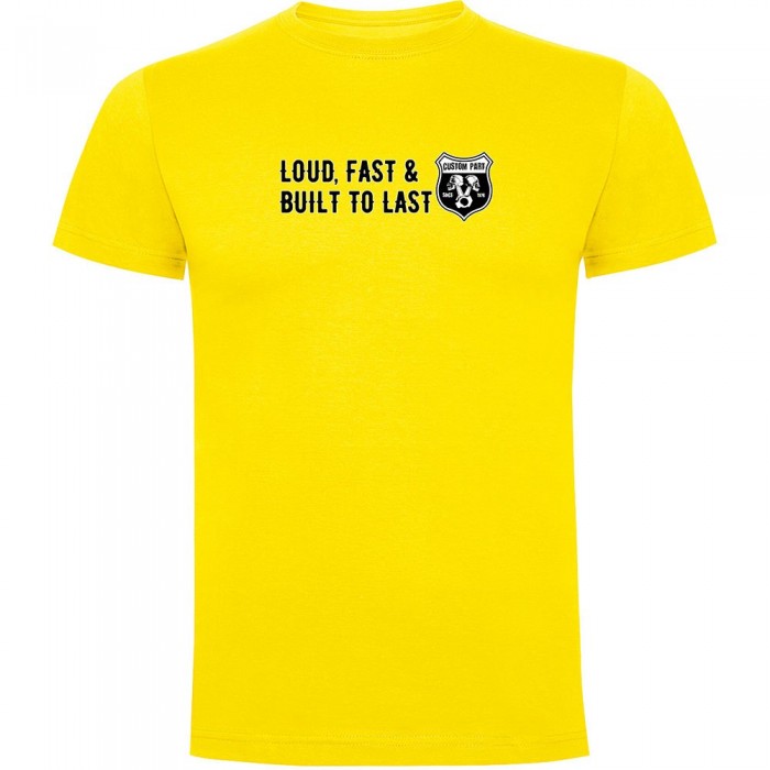 [해외]KRUSKIS Loud Fast 반팔 티셔츠 9141048311 Yellow
