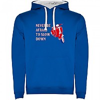 [해외]KRUSKIS Never Be Afraid 후드티 9141048322 Royal Blue / White