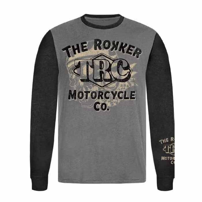 [해외]ROKKER TRC Co 긴팔 티셔츠 9141087231 Grey / Black