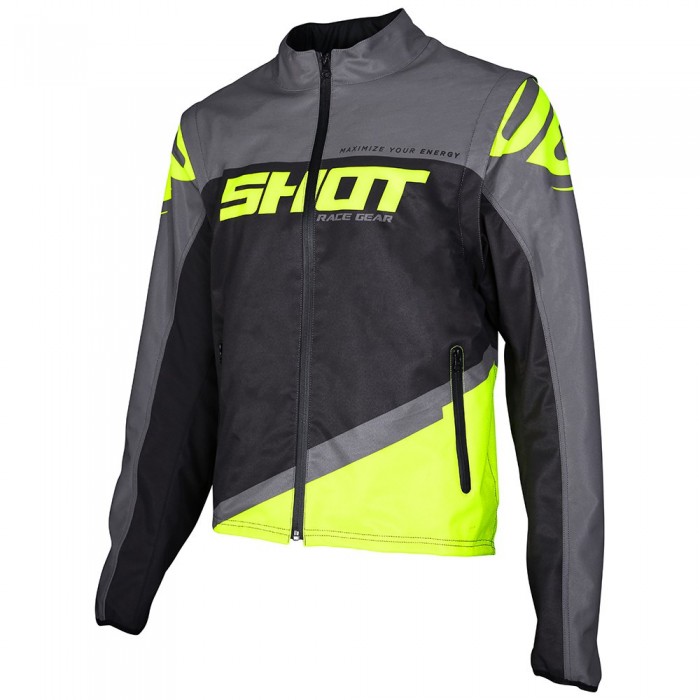 [해외]Shot Softshell Lite 자켓 9141076624 NeonYellow / Grey