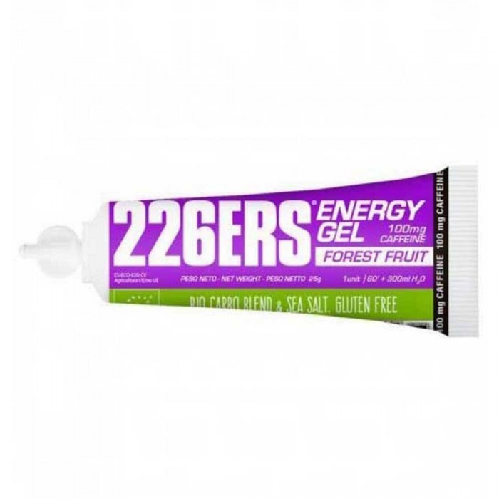 [해외]226ERS Energy Bio 100mg 25g 40 단위 카페인 숲 과일 에너지 젤 상자 6138250006