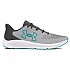 [해외]언더아머 Charged Pursuit 3 BL 러닝화 6140453035 Mod Gray / Castlerock / Radial Turquoise