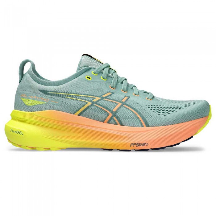 [해외]아식스 Gel-Kayano 31 Paris 러닝화 6140994604 Light Celadon / Safety Yellow