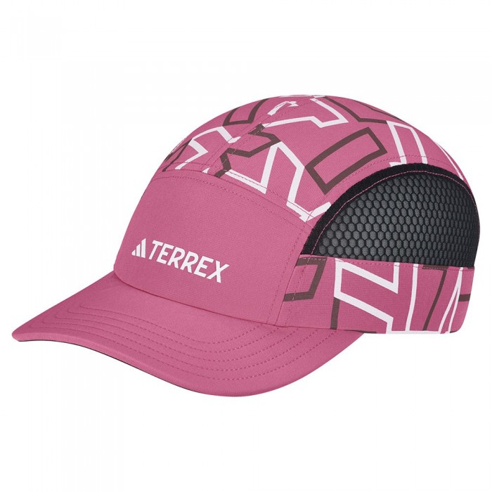 [해외]아디다스 테렉스 Heat.Rdy 5-Panel Graphic 모자 6141019080 Pink Fusion / Quiet Crimson / White