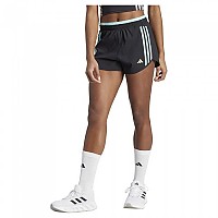 [해외]아디다스 Own The Run 3 Stripes 4´´ 반바지 6141125848 Black / Flash Aqua