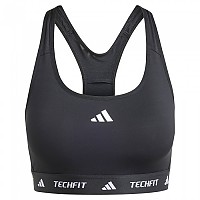 [해외]아디다스 Techfit Medium 스포츠 브라 중간 지지력 6141125973 Black