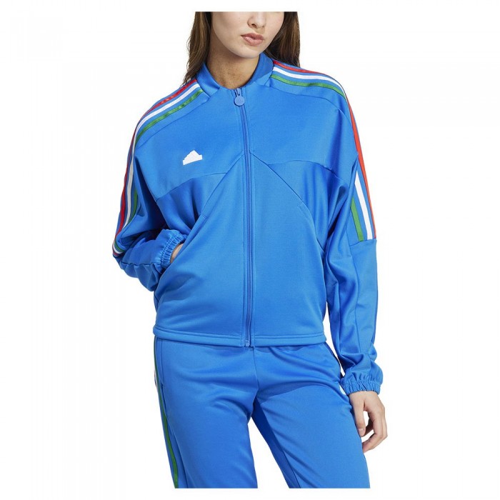 [해외]아디다스 Tiro Cut 3 Stripes 트랙 재킷 6141126672 Blue / Green