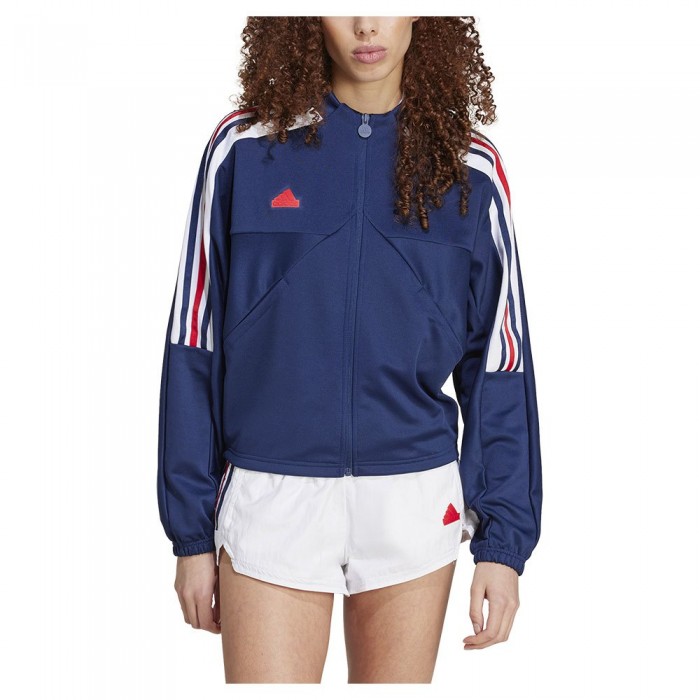 [해외]아디다스 Tiro Cut 3 Stripes 트랙 자켓 6141126674 Team Navy Blue 2 / White