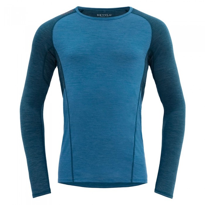 [해외]DEVOLD OF NORWAY 런닝 Merino 130 긴팔 티셔츠 6141212174 Blue