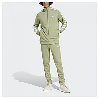 [해외]아디다스 Basic 3 Stripes Tricot 운동복 6141126401 Tent Green / Off White