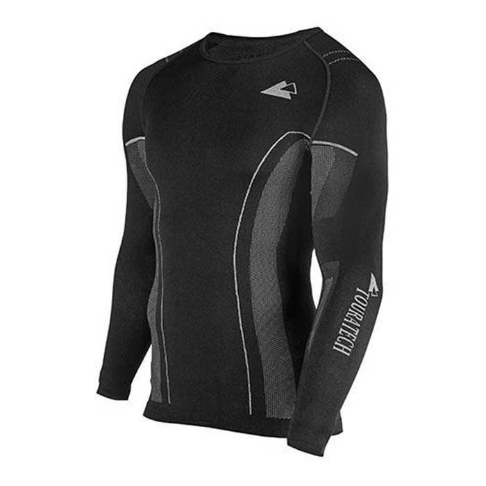 [해외]투라텍 Primero Allroad2 compression 긴팔 베이스 레이어 6141190197 Black