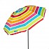 [해외]AKTIVE 62361 UV50 Ø180 cm 줄무늬가 있는 기울어진 해변 우산 6141119817 Multicolour