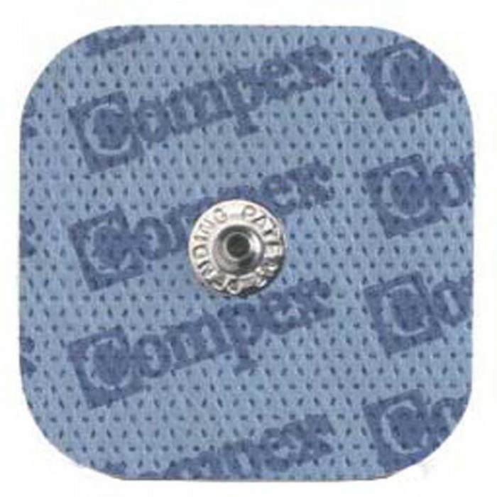 [해외]COMPEX Electrodes EasySnap 퍼포먼스 Square 50x50 mm 4 Units 6115373 Blue