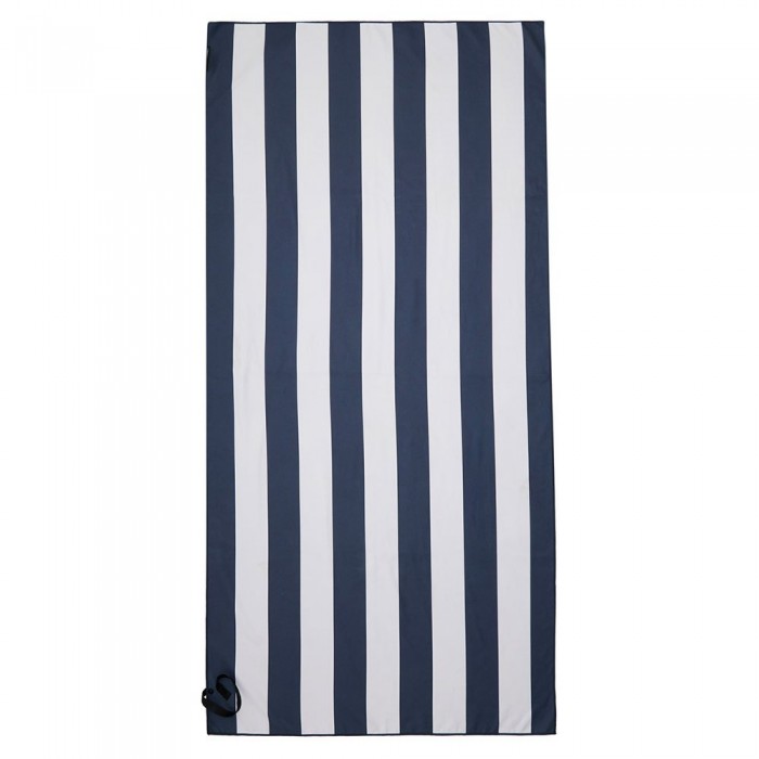 [해외]레가타 Printed Microfibre Beach 수건 6140709267 Navy / White Stripe