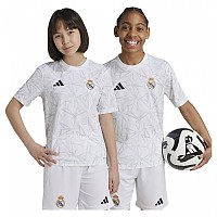 [해외]아디다스 Real Madrid 24/25 주니어 프리매치 반팔 티셔츠 3141050562 White / Clear Grey