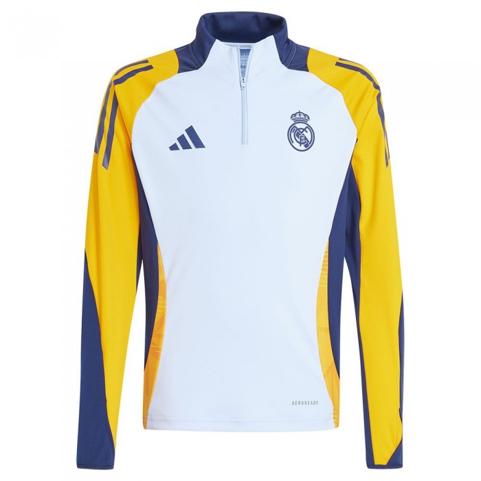 [해외]아디다스 Real Madrid 24/25 Competition 주니어 트레이닝 트랙 자켓 3141112538 Glow Blue / Crew Orange / Team Navy Blue 2