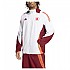 [해외]아디다스 AS Roma 24/25 프레젠테이션 트레이닝복 재킷 3141125593 White / Team Coll Burgundy 2 / App Solar Red