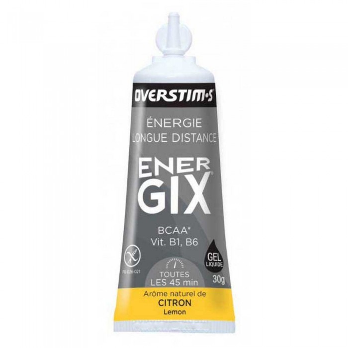 [해외]OVERSTIMS Energix 에너지 젤 레몬 30g 3138336637 Grey