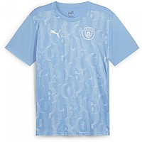 [해외]푸마 Manchester City FC Prematch 반팔 티셔츠 3140940189 Team Light Blue / White