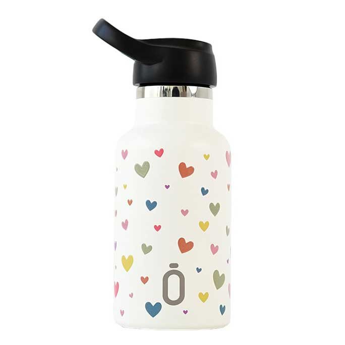 [해외]RUNBOTT Confeti corazones sport cap 350 ml 보온병 3141043485 Cream