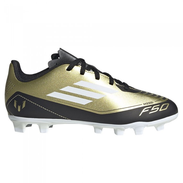 [해외]아디다스 F50 Club Messi Flexible Ground 축구화 3141105121 Gold Met / Ftwr White / Core Black