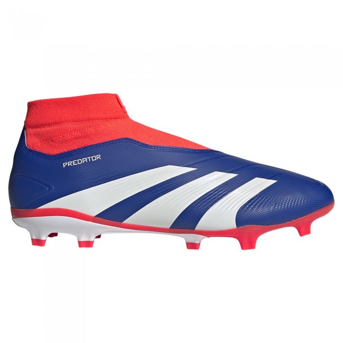 [해외]아디다스 Predator League Laceless FG 축구화 3141105316 Lucid Blue / Ftwr White / Solar Red