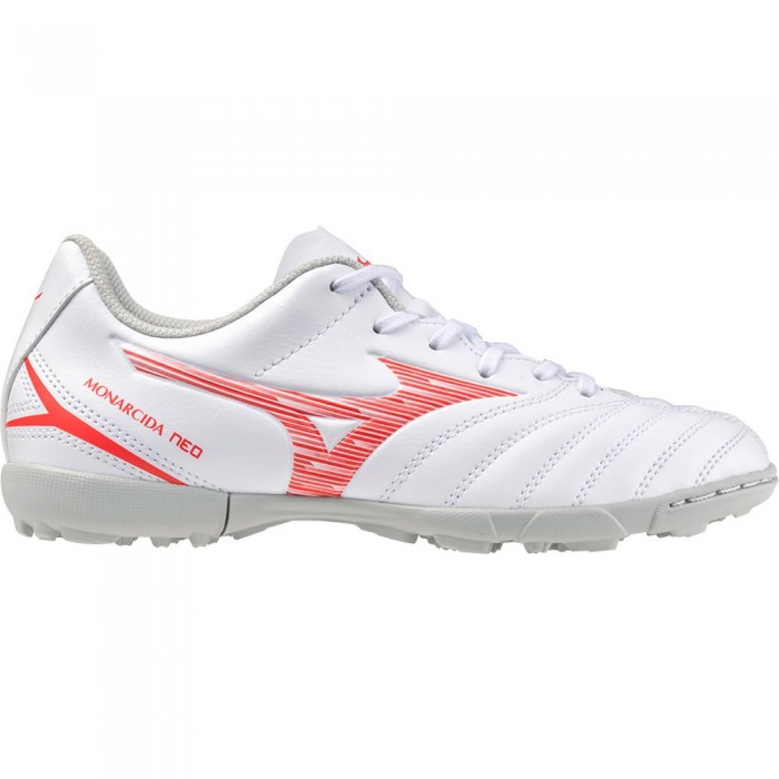 [해외]미즈노 Monarcida Neo III Select AS TF 축구화 3141108625 White / Radiant Red