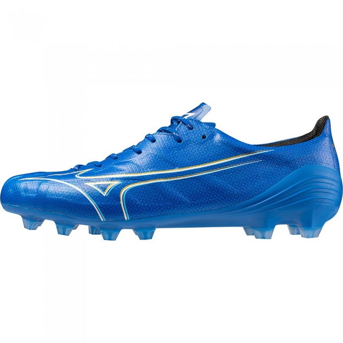 [해외]미즈노 Alpha Japan FG 축구화 3141103207 Laser Blue / White / Gold