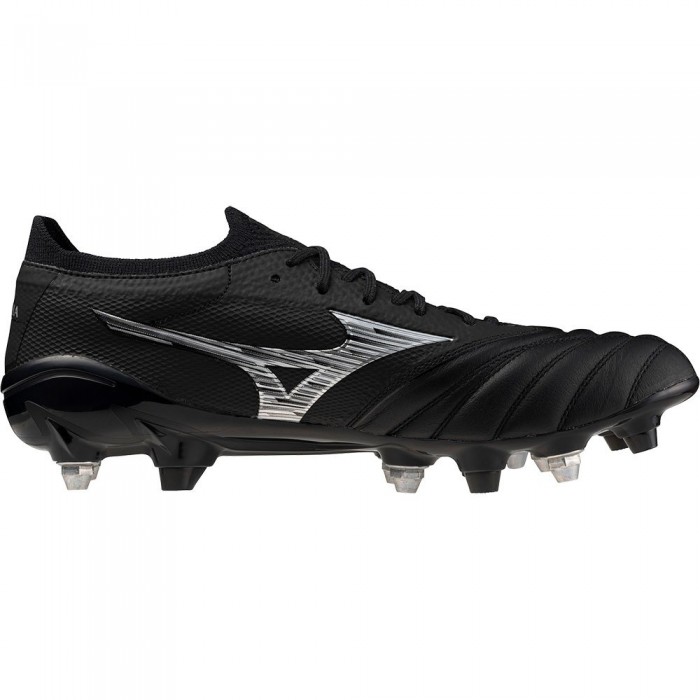 [해외]미즈노 Morelia Neo IV Beta Japan Mix 축구화 3141103257 Black / Galaxy Silver / Black