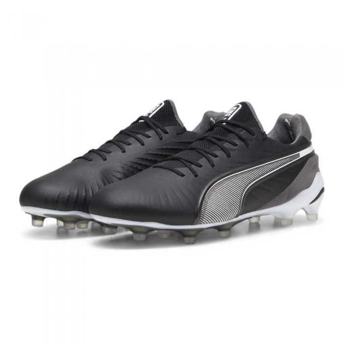 [해외]푸마 King Ultimate FG/AG 축구화 3140935385 Black / White / Cool Dark Gray