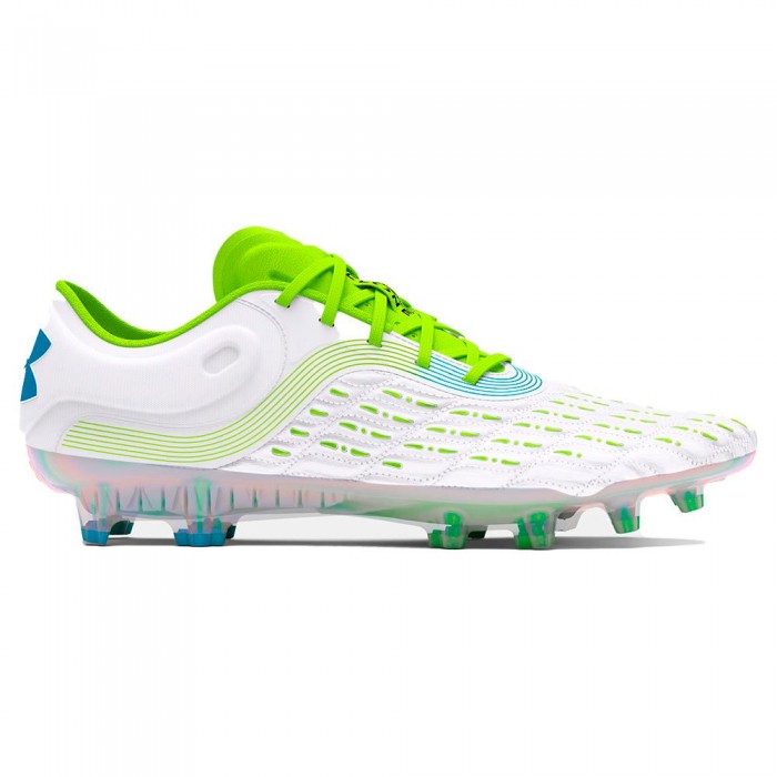 [해외]언더아머 Magnetico Elite 3 FG 축구화 3140733833 White / High Vis Yellow