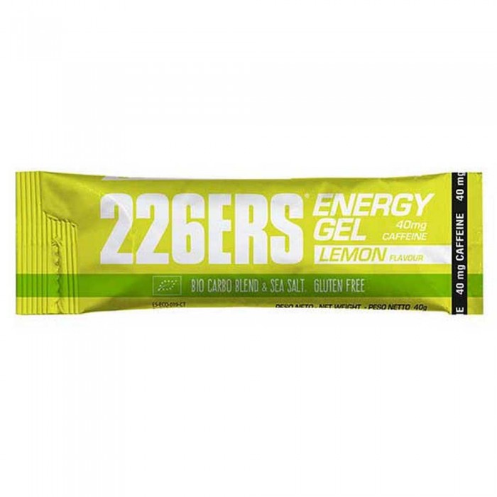 [해외]226ERS Energy Bio 80mg 40g 30 단위 카페인 레몬 에너지 젤 상자 7138250013 Green