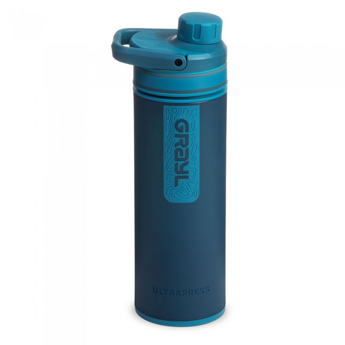 [해외]GRAYL UltraPress 500ml 물 필터 병 7140932067 Forest Blue