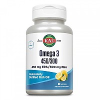 [해외]KAL Big Omega 3 EPA 450mg/DHA300mg 연질 모자슐 120 단위 7141073634 White / Silver