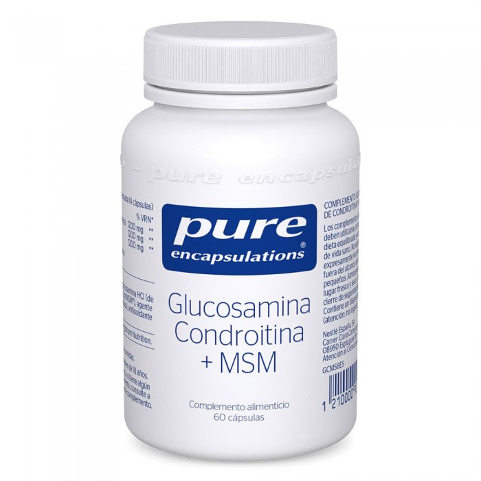 [해외]PURE ENCAPSULATIONS 글루코사민 콘드로이틴 캡 + MSM 60 단위 7140899856
