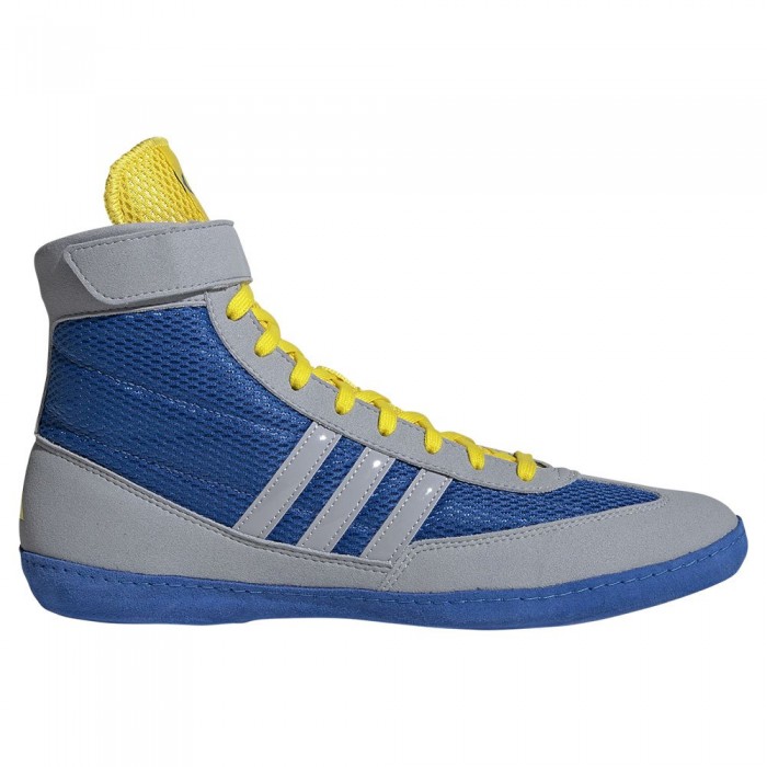 [해외]아디다스 Combat Speed 4 레슬링 슈즈 7141130035 Halo Silver / Bright Royal / Yellow