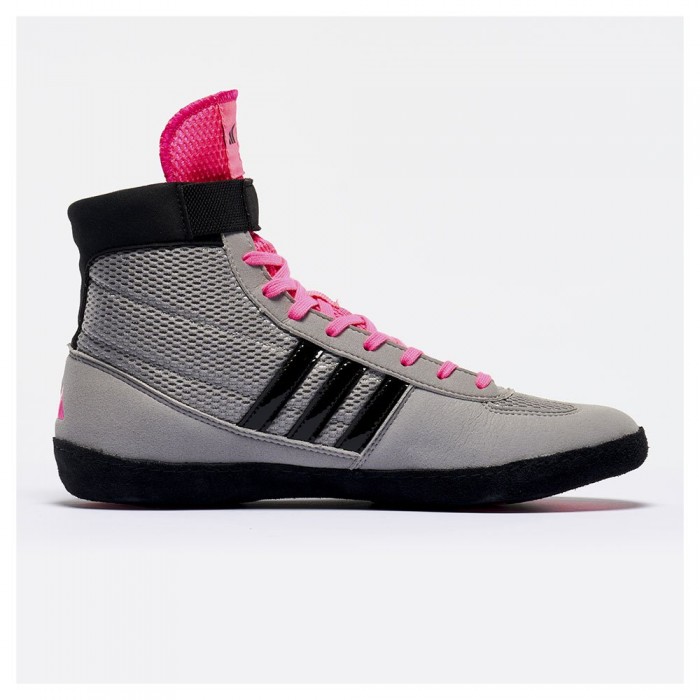 [해외]아디다스 Combat Speed 4 레슬링 슈즈 7141130036 Team Mid Grey / Core Black / Lucid Pink