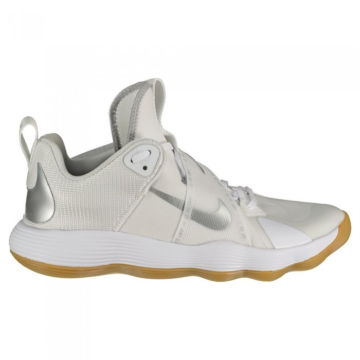 [해외]나이키 React Hyperset SE 실내 코트 슈즈 7139906419 White / Metallic Silver / Gum