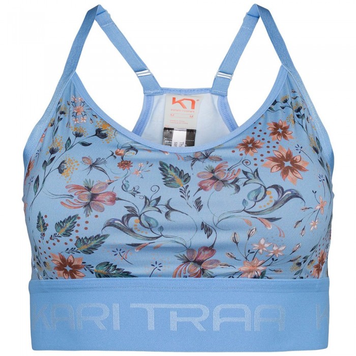 [해외]KARI TRAA Frøya Printed 스포츠 브라 7140972618 Pastel Light Blue