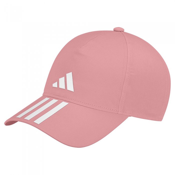 [해외]아디다스 Aeroready 런닝 Training 3 Stripes Baseball 캡 7141018849 Semi Pink Spark / White / White